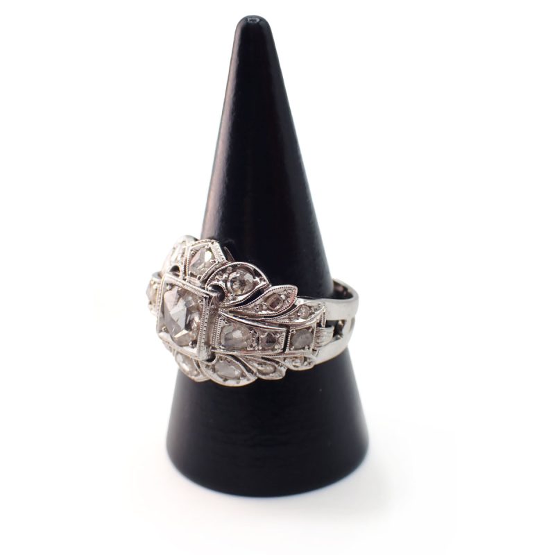 Anello fascione floreale