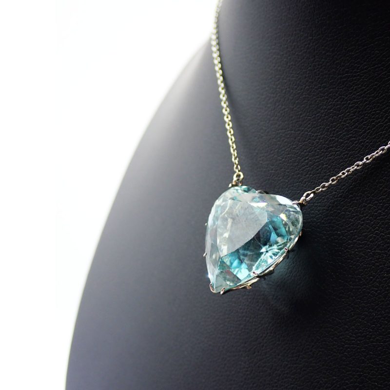 Collana d'epoca con Acquamarina