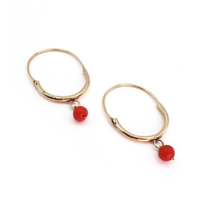 Orecchini cerchio Delle Due Sicilie