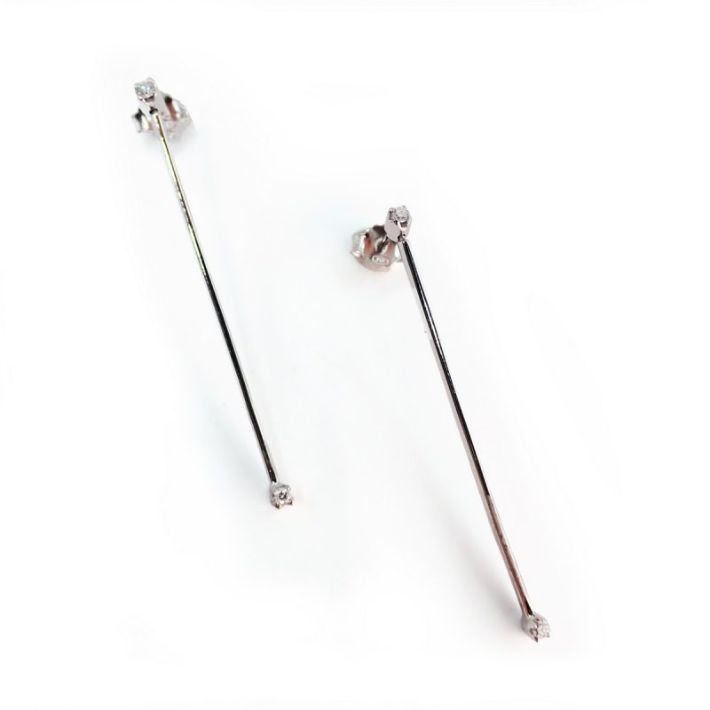 Oeecchini pendenti a barretta