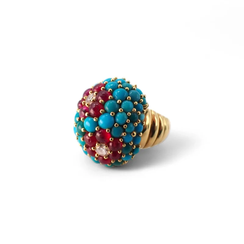 Anello Bucherer con fiori