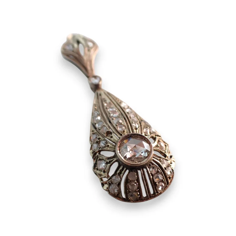 Pendente goccia decò